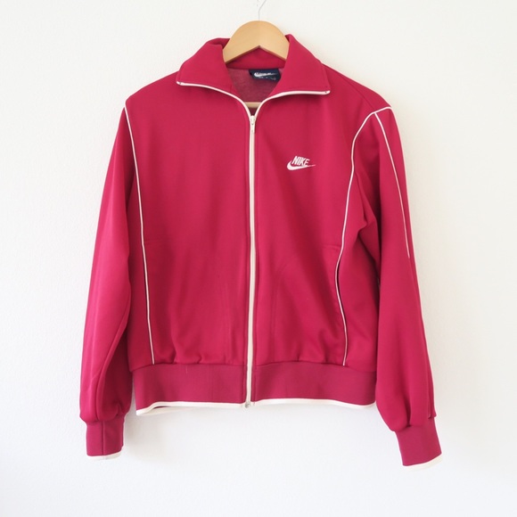 Nike Jackets & Blazers - Nike Vintage 80’s Zip Up Jacket Red Large